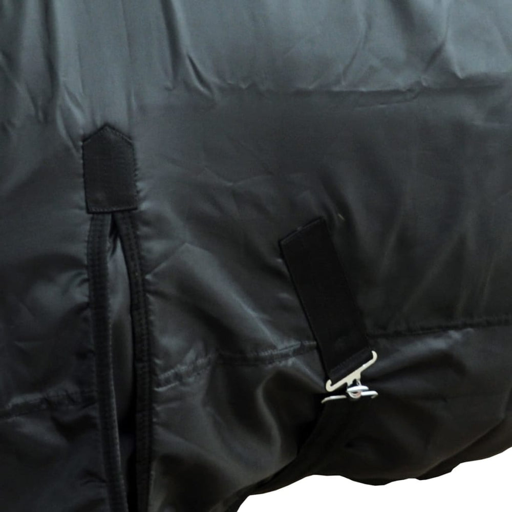 Fleece Pferdedecke Doppellagig 145 cm Schwarz