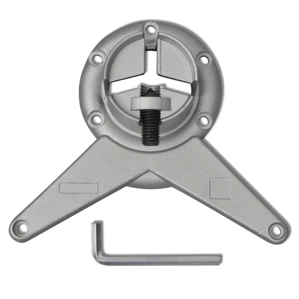 Höhenverstellbare Tischbeine, Gebürstetes Nickel, 1100 mm, 4er-Set