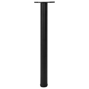 Höhenverstellbare Tischbeine Schwarz, 4er Set