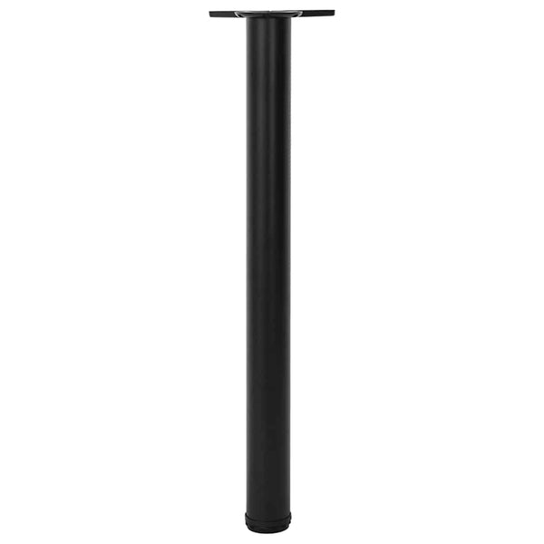 Höhenverstellbare Tischbeine Schwarz, 4er Set