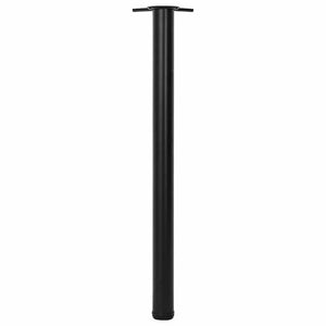 4er Set Höhenverstellbare Tischbeine Schwarz 870mm