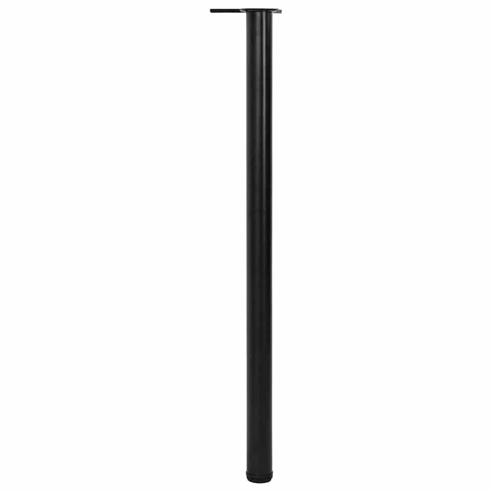 Höhenverstellbare Tischbeine Schwarz, 4er Set