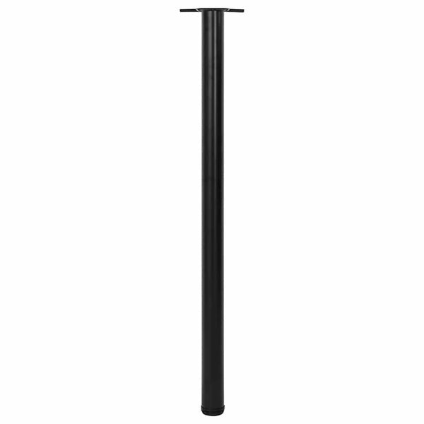 Höhenverstellbare Tischbeine Schwarz, 4er Set
