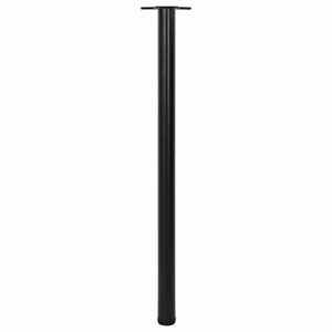 4 höhenverstellbare Tischbeine Schwarz 1100 mm