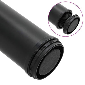 Höhenverstellbare Tischbeine Schwarz, 4er Set