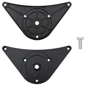 4x höhenverstellbares Tischbein Schwarz 710 mm
