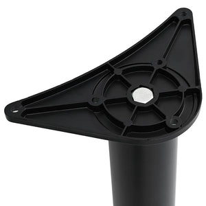 4 höhenverstellbare Tischbeine Schwarz 870 mm