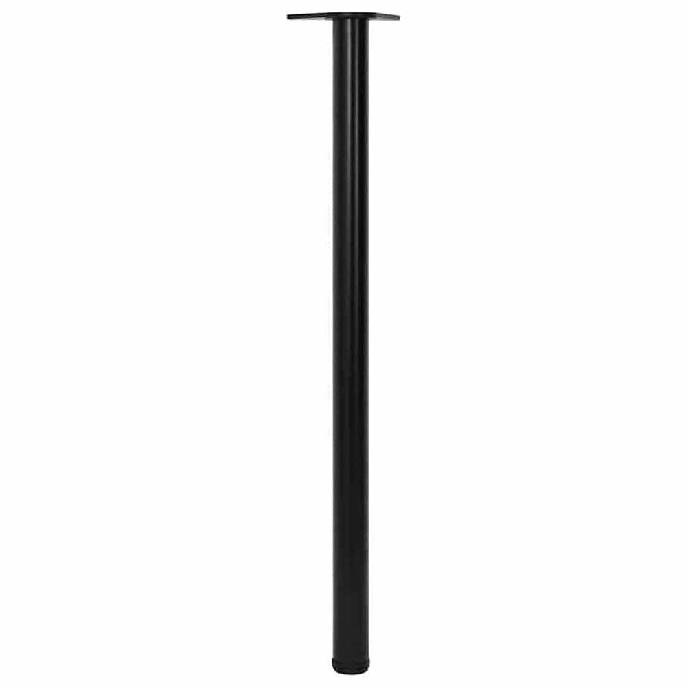 4er Set Höhenverstellbare Tischbeine Schwarz 1100mm