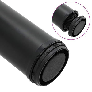 4er Set Höhenverstellbare Tischbeine Schwarz 1100mm