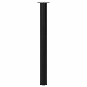 2 x Teleskopfuß Tischfuß Stützfuß Tischbein Schwarz 710 mm-1100 mm