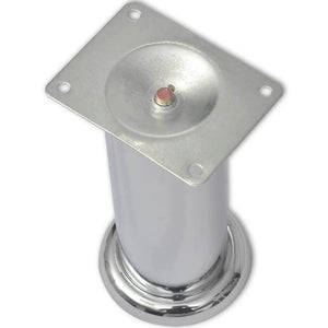4er Set Chrom Sofabeine 180mm