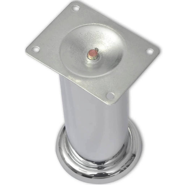 4er Set Chrom Sofabeine 180mm