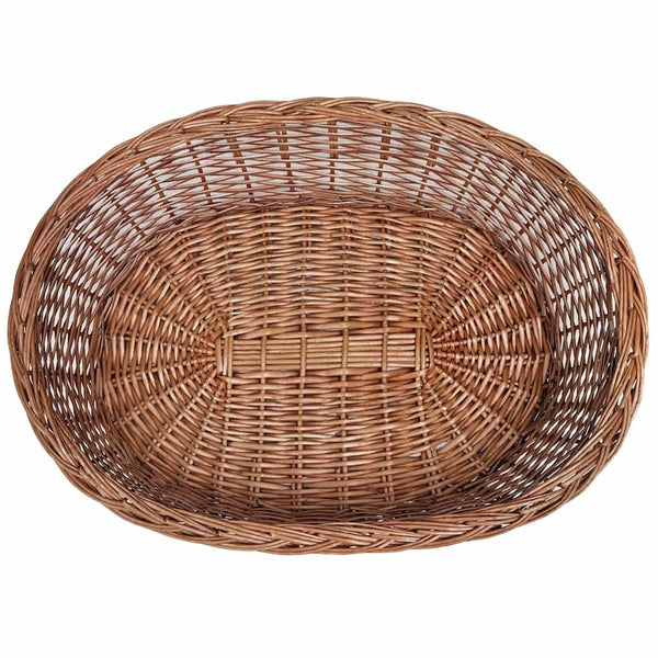 Hundebett aus Weide Natur 90 cm