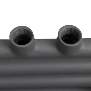 Handtuchheizkörper Warmwasser Gerade Grau 600x1160 mm