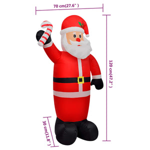 Aufblasbarer Weihnachtsmann 120cm
