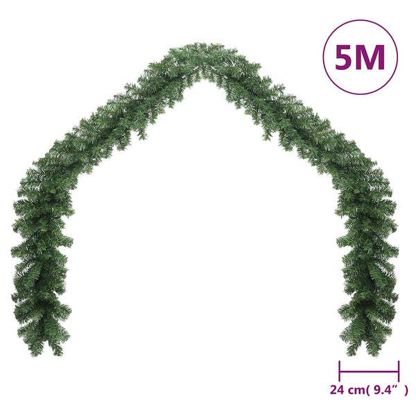 Weihnachtsgirlande mit LED-Leuchten 5m
