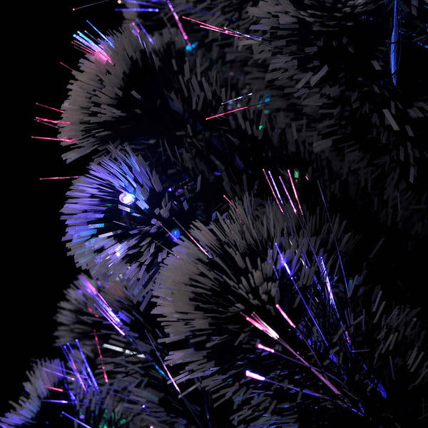 Vorbeleuchteter Weihnachtsbaum mit Ständer und LED 150 cm Glasfaser