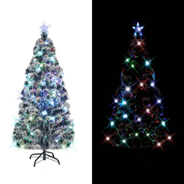 LED Glasfaser Weihnachtsbaum 210cm