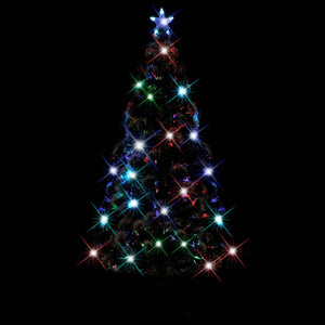 LED Glasfaser Weihnachtsbaum 210cm