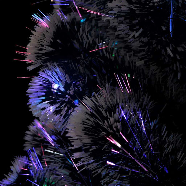 Vorbeleuchteter Weihnachtsbaum mit Ständer und LED 210 cm Glasfaser