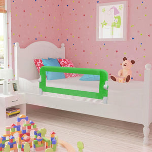 Barrière de lit de sécurité pour tout-petits 102x42 cm vert