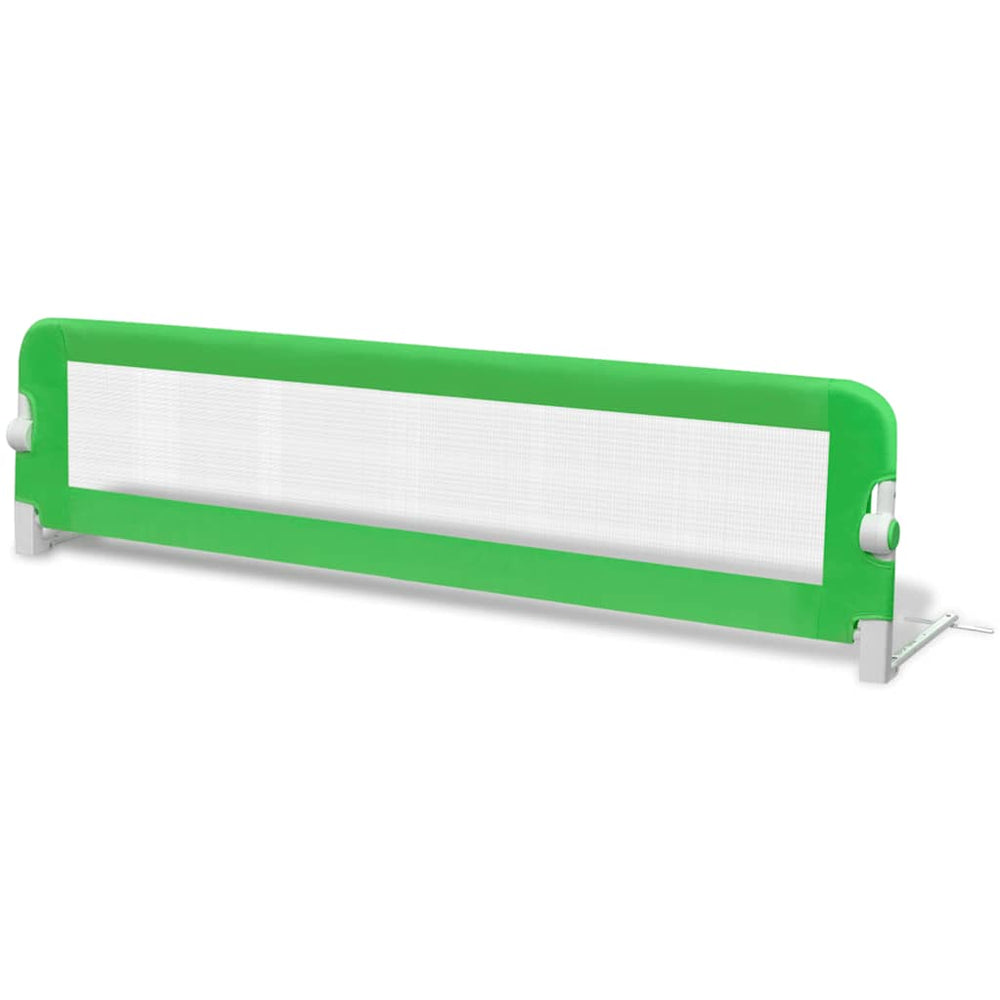 Barrière de lit de sécurité pour enfant 150x42 cm Vert