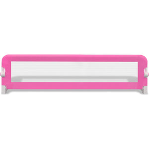 Rosa Kinderbettgitter 150x42 cm