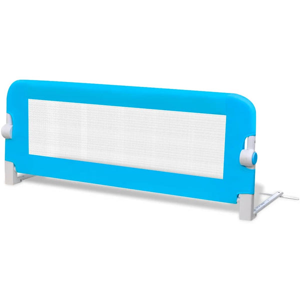 Barrière de lit de sécurité pour enfant 102x42 cm Bleu