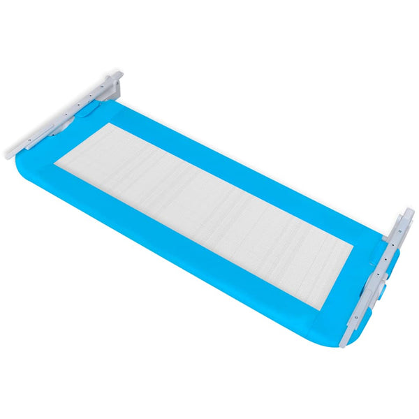 Barrière de lit de sécurité pour enfant 102x42 cm Bleu