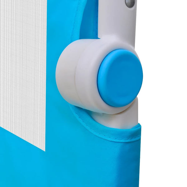 Barrière de lit de sécurité pour enfant 102x42 cm Bleu