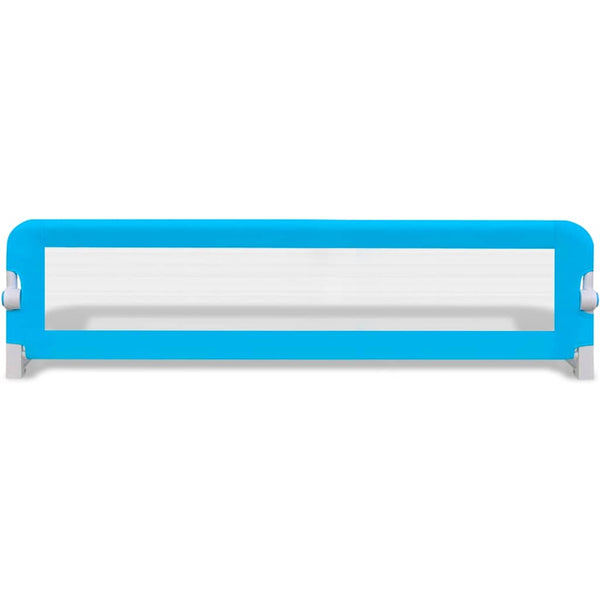 Barrière de lit de sécurité pour enfant 150x42 cm Bleu