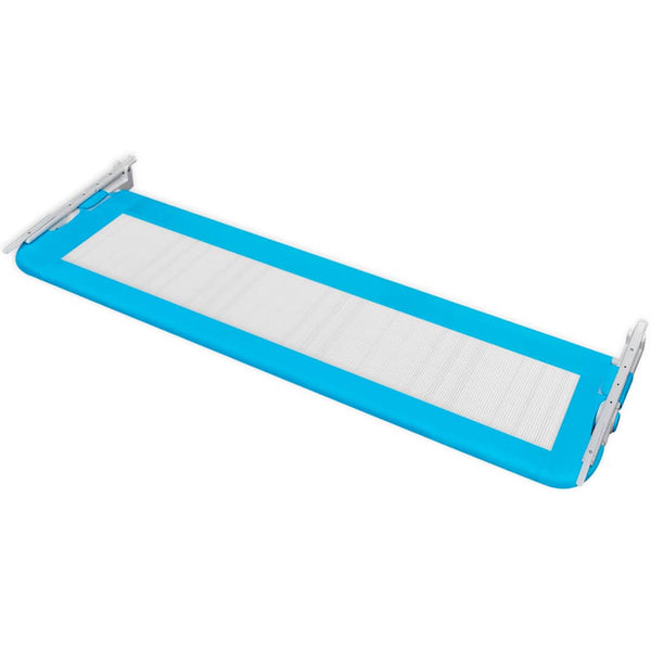 Barrière de lit de sécurité pour enfant 150x42 cm Bleu