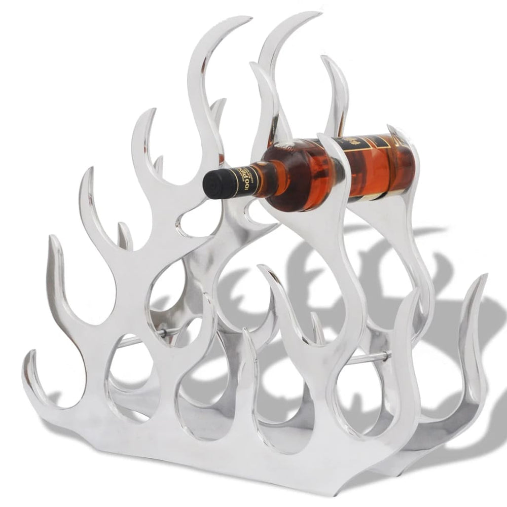 Weinregal für 11 Flaschen, Silber