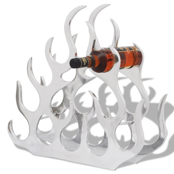 Weinregal für 11 Flaschen, Silber