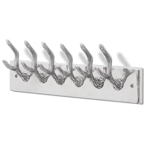 Aluminium Garderobenhaken Silber