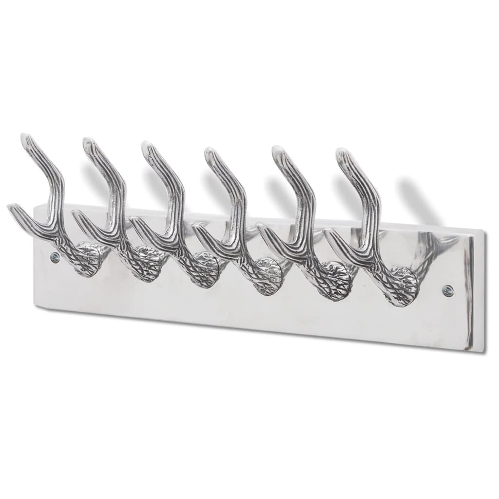 Aluminium Garderobenhaken Silber