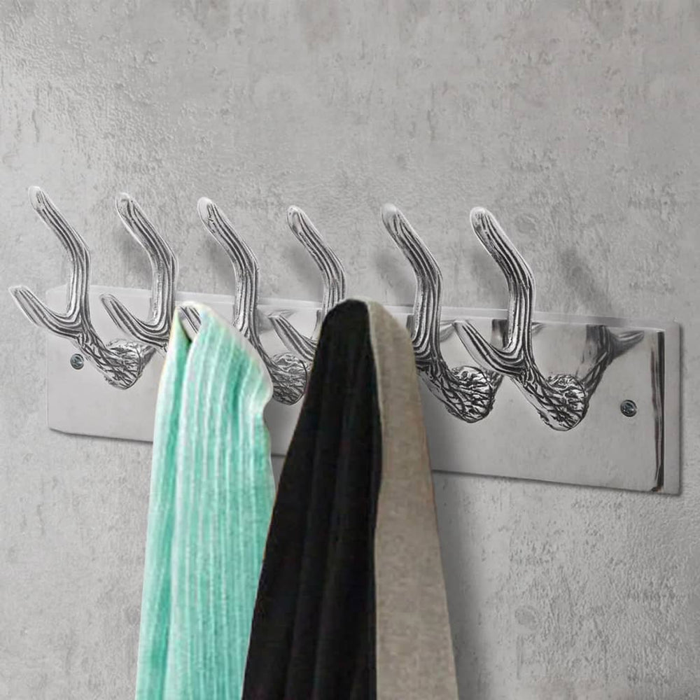 Aluminium Garderobenhaken Silber