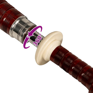 Schottischer Dudelsack Great Highland Roter Royal Stewart Tartan