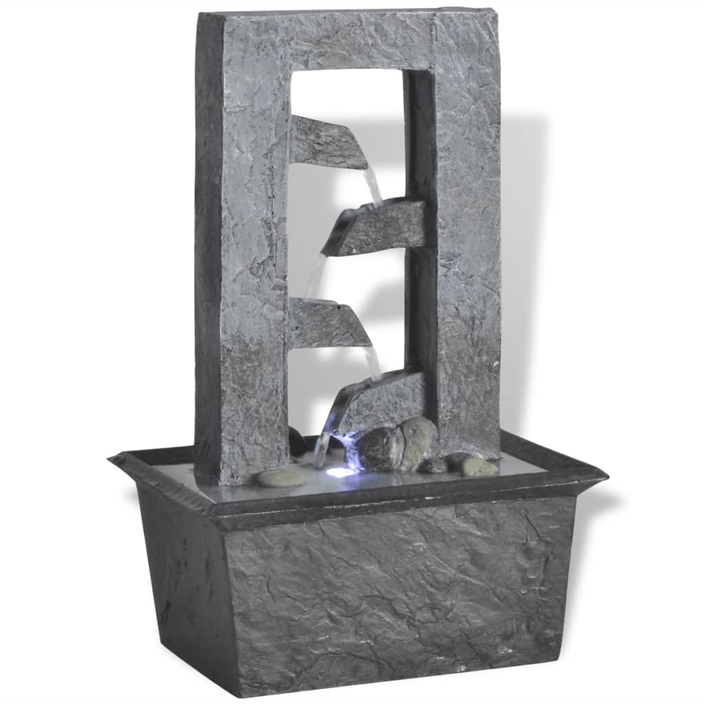 LED Zimmerbrunnen Polyresin