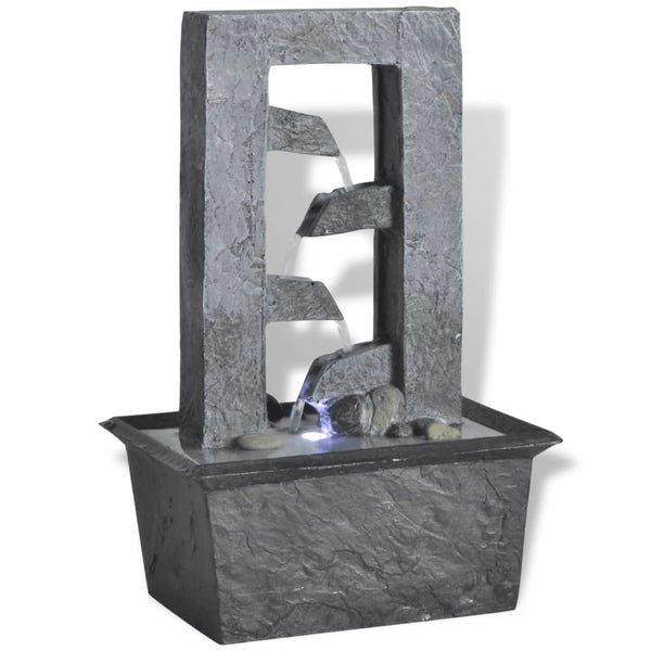 LED Zimmerbrunnen Polyresin
