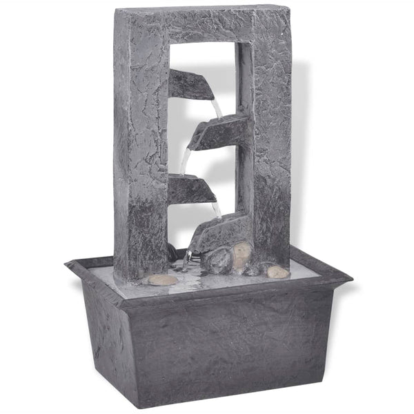 LED Zimmerbrunnen Polyresin