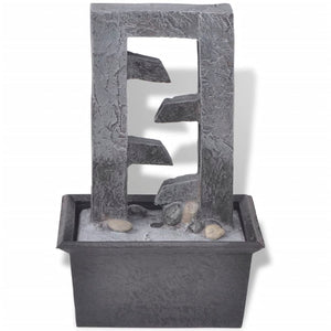 LED Zimmerbrunnen Polyresin