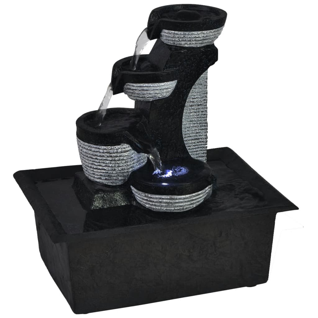 LED Zimmerbrunnen Polyresin