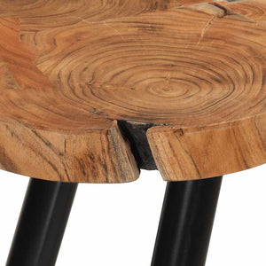 Akazie Couchtisch 35 cm mit 6 Baumscheiben