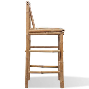 Bambus Barhocker 2er Set