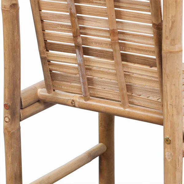 Bambus Barhocker 2er Set
