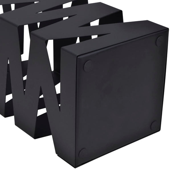 Schirmständer Schwarz Quadratisch 48,5 cm