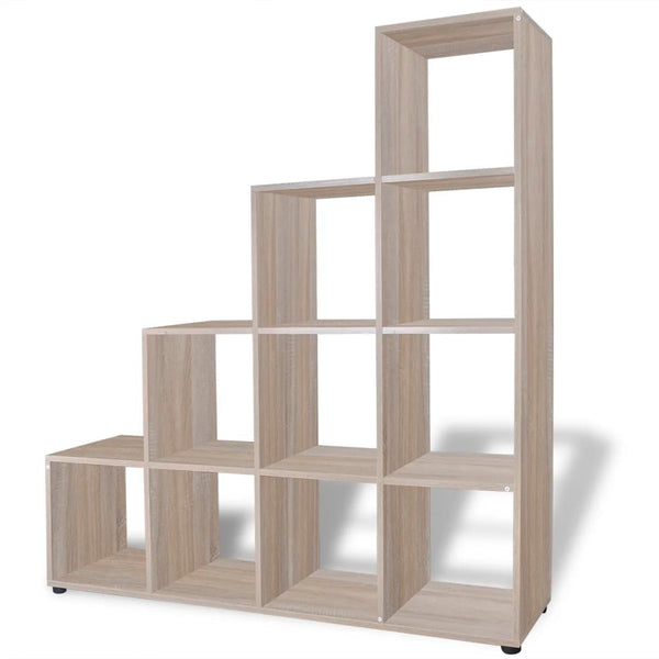 Eichen Bücherregal Treppenregal, 142cm