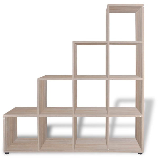 vidaXL Étagère d'escalier Bibliothèque 142 cm Chêne