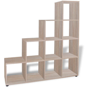 vidaXL Étagère d'escalier Bibliothèque 142 cm Chêne